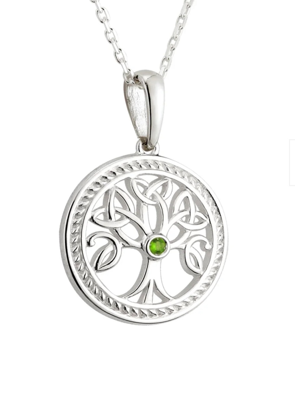 STERLING SILVER IRISH TREE OF LIFE PENDANT